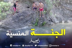 بالفيديو ..مناظر خلابة لشلالات “مقطع لزرق”..الجنة المنسية فوق الأرض
