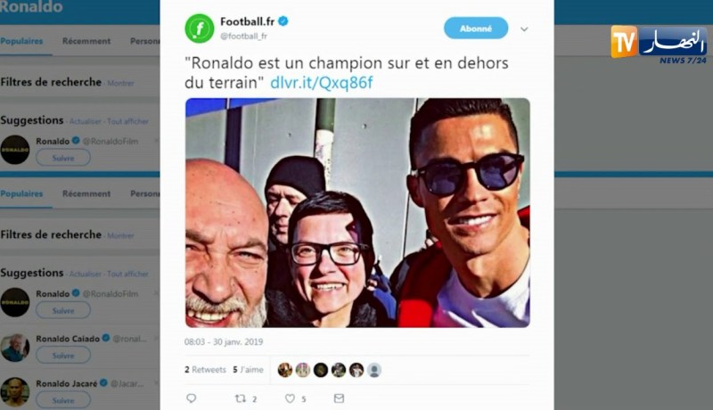 رونالدو يرد الإعتبار لضحية قذفته بقميص موقع ودعوة لحضور التدريبات