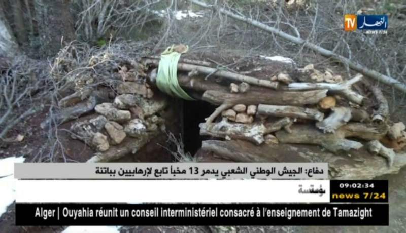 باتنة:  الجيش الوطني الشعبي  يدمر 13 مخبأ تابع لإرهابيين
