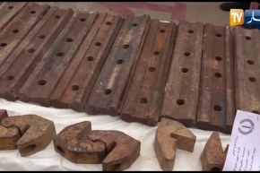 تفكيك شبكة لسرقة القطع الحديدية من مشروع السكة الحديدية بعين كرمس بتيارت