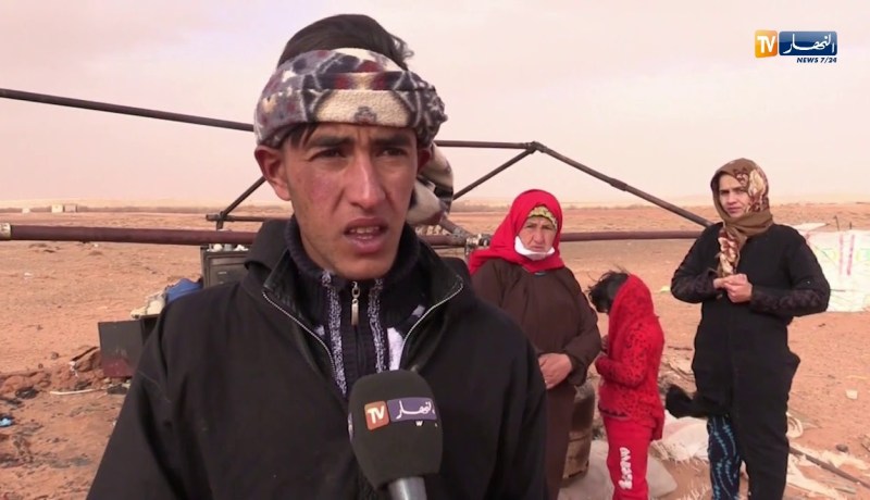 البيض: حريق خيمة يشرد عائلة بمنطقة الشقيق