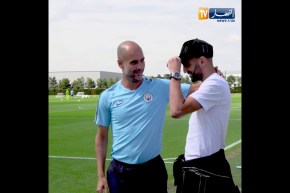 غوارديولا يرحب بمحرز في السيتي