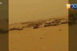فيديو يظهرحاويات منتجات غذائية بالميناء الجاف عين قزام