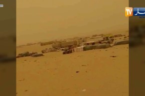فيديو يظهرحاويات منتجات غذائية بالميناء الجاف عين قزام
