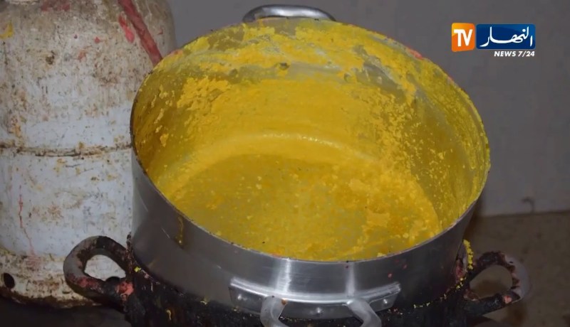 الدرك الوطني يحجز مواد لصنع الحلوة مجهولة المصدر باولاد موسى في بومرداس