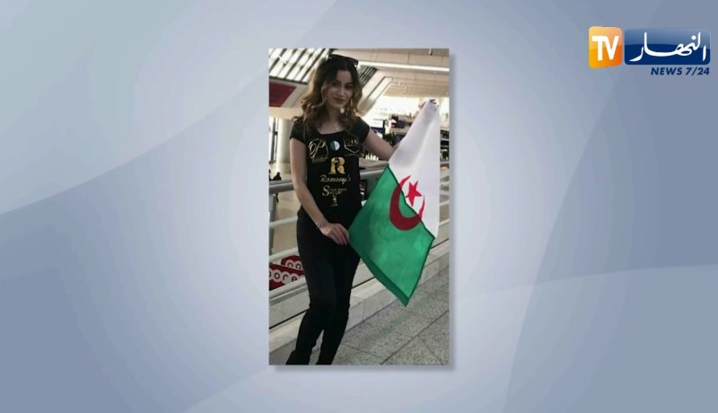 سيليا لبغيل تتوج بملكة Super Glob Algeria في الهند