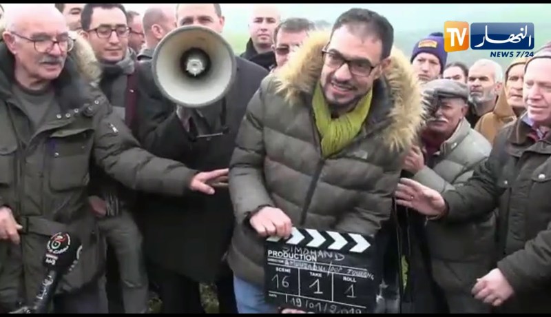 ميهوبي يعطي إشارة الإنطلاق لتصوير فيلم حياة الشاعر سي محند أومحند بمقلع