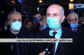 عملية تعقيم واسعة بمياه البحر للمقاطعة الإدارية لبئر مراد رايس