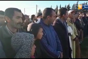 مراسيم تشييع جنازة الشهيد بوخروبة محمد بمقبرة سيدي عيسى بلدية بني راشد