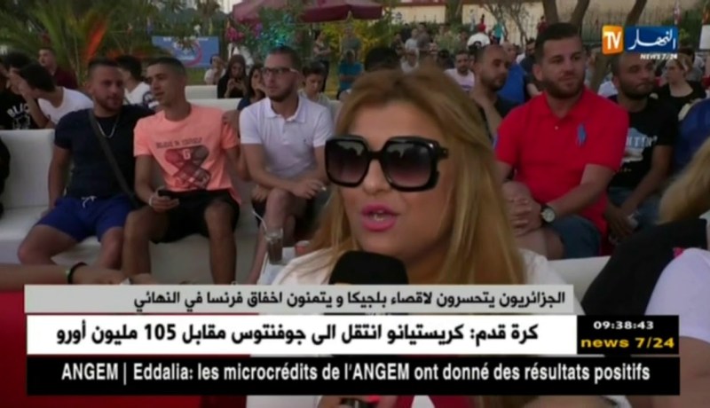 الجزائريون يتحسرون لإقصاء بلجيكا و يتمنون إخفاق فرنسا في النهائي