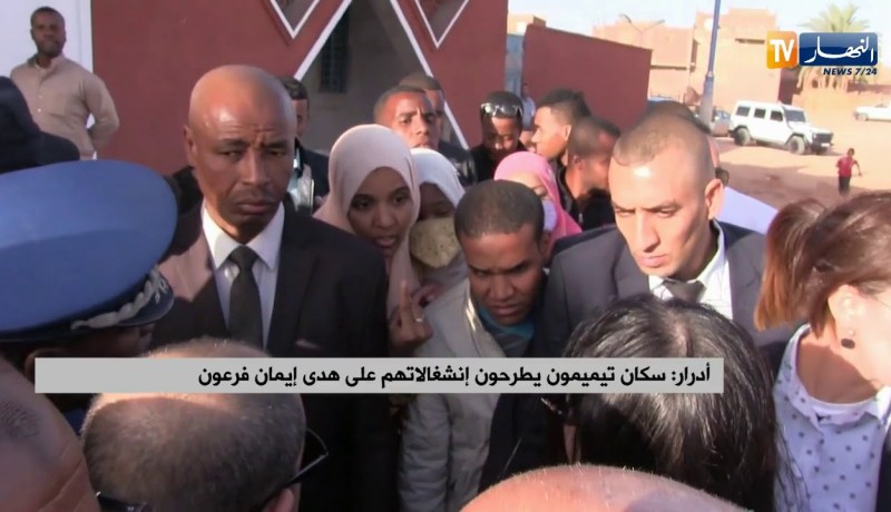 أدرار: سكان تيميمون يطرحون إنشغالاتهم على هدى فرعون