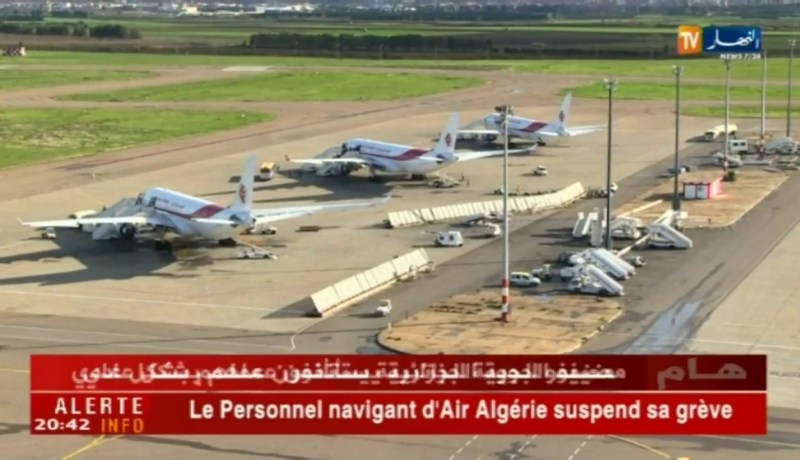 إضراب مضيفو الجوية الجزائرية.. إلغاء الرحلات وخسائر مالية