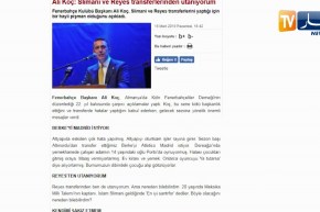 رئيس فنربخشة: صفقة سليماني جعلت مني رئيسا سيئا هذا الموسم