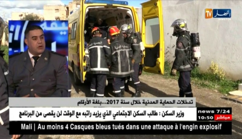 تدخلات الحماية المدنية خلال سنة 2017….بلغة الأرقام