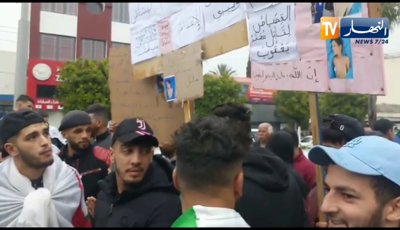 شباب الحراك يطلبون باعدام قاتل طفل محمد يعقوب بالبليدة
