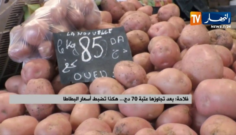 بعد تجاوزها عتبة 70 دج..هكذا تضبط أسعار البطاطا