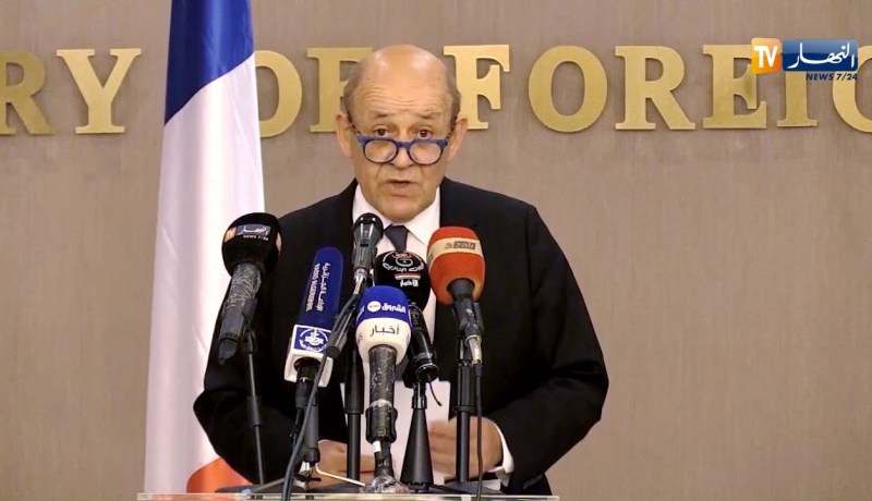 وزير الخارجية الفرنسي: “الجزائريون وحدهم من يقررون مصيرهم..ونحن نحترم ذلك”