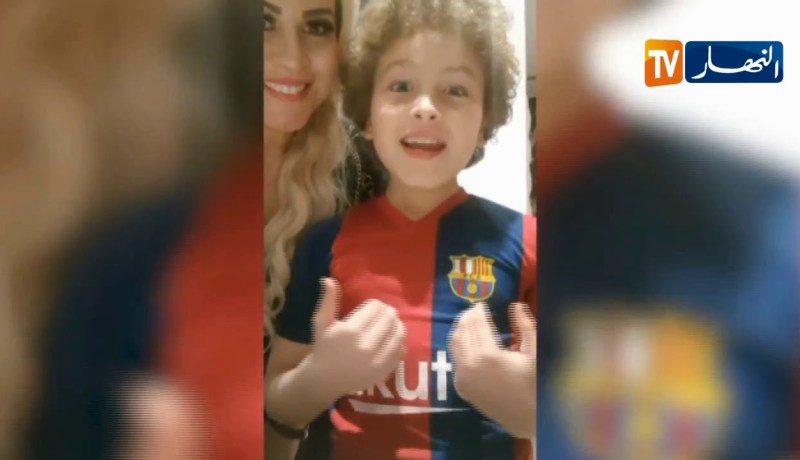 الطفل يوسف موهبة مسلسل مشاعر يوجه رسالة حب للشعب الجزائري و قناة النهار