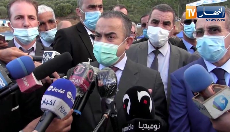 عنابة: أرزقي براقي يعاين مشروع إنجاز سد بوحديد الذي سيحمي الولاية من الفيضانات