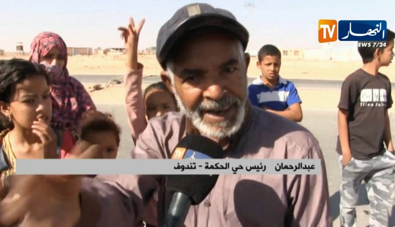 تندوف/ خطر حرق النفايات يخرج سكان حي الحكمة إلى الشارع