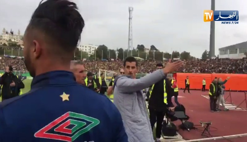 مناوشات في المدرجات الخاصة بأنصار مولودية الجزائر