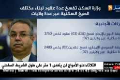 وزارة السكن تفسخ عدة عقود لبناء مختلف الصيغ السكنية عبر عدة ولايات