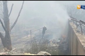 قسنطينة/ حريق مهول داخل حي قصديري بمنطقة بوالصوف يخلف خسائر مادية