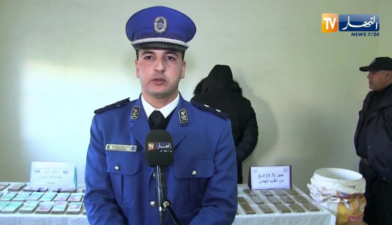 عين تموشنت: حجز كمية من المخدرات مموهة بالفاصولياء ومبلغ 343 مليون سنتيم