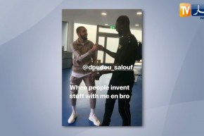 بن طالب ينشر صورته مع زميله ساني وينفي شائعات شجارهما