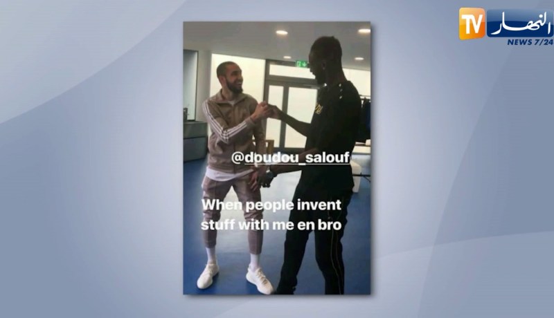 بن طالب ينشر صورته مع زميله ساني وينفي شائعات شجارهما