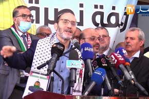 سياسة: حركة مجتمع السلم تنظم وقفة تضامنية مع الشعب الفلسطيني