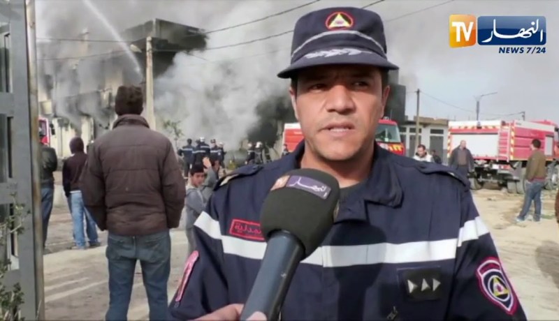 تبسة: حريق مهول بوحدة إنتاجية لصناعة الزرابي والأفرشة والسجاد