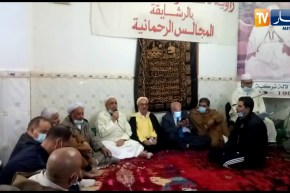 تيارت:زاوية لالة تركية بالرشايقة تندد بالحملة على الرسول صلى الله عليه وسلم في إحتفال بالمولد النبوي