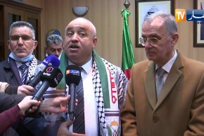 نواب المجموعة البرلمانية لجبهة المستقبل في زيارة تضامنية إلى سفارة فلسطين بالجزائر