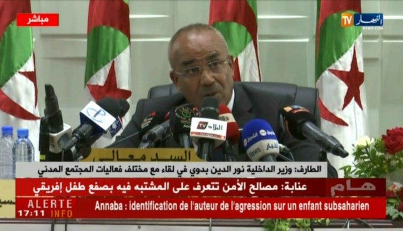 الطارف: وزير الداخلية نور الدين بدوي في لقاء مع مختلف فعاليات المجتمع المدني