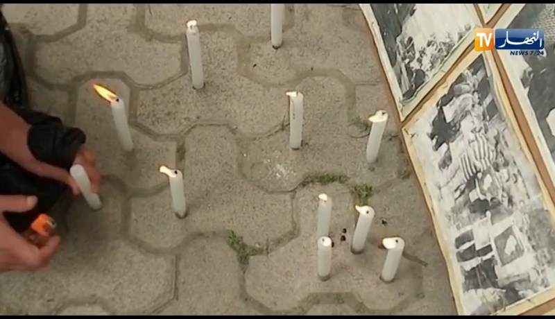 سكان القبائل يشعلون الشموع  استذكارا لأرواح شهداء الربيع الاسود