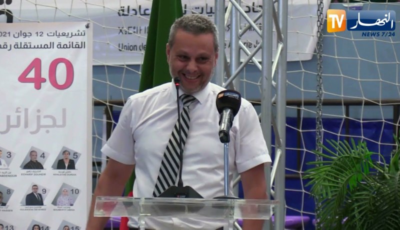 القائمة الحرة “إتحاد جمعيات لجزائر عادلة” ينظم تجمعا شعبيا بقاعة حرشة