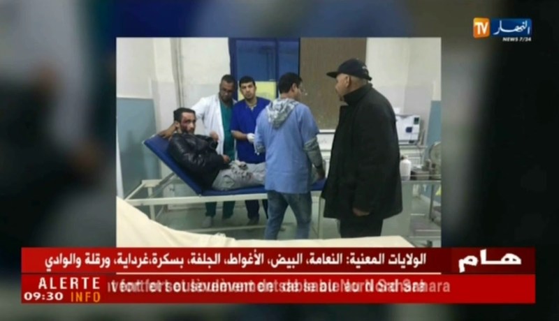 طاقم النهار يتعرض لإعتداء جبان من مجهولين عقب مباراة العميد ضد شبيبة القبائل