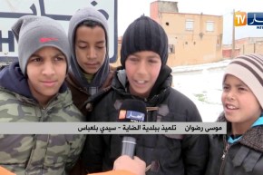 سيدي بلعباس: تلفزيون النهار يرصد المشاهد الأولى لتساقط الثلوج ببلدية الضاية