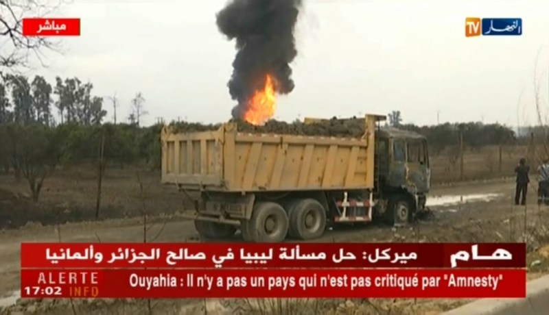 براقي: وفاة 3 أشخاص إثر إنفجار أنبوب خاص بمواد بترولية