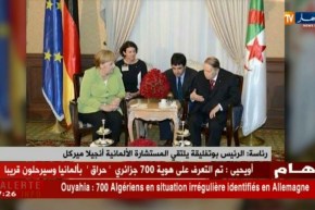 رئاسة: الرئيس بوتفليقة يلتقي المستشارة الألمانية أنجيلا ميركل