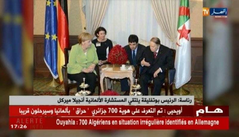 رئاسة: الرئيس بوتفليقة يلتقي المستشارة الألمانية أنجيلا ميركل