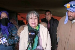 النعامة: قافلة الهلال الأحمر الجزائري تقدم مساعدات تضامنية لسكان البدو الرحل