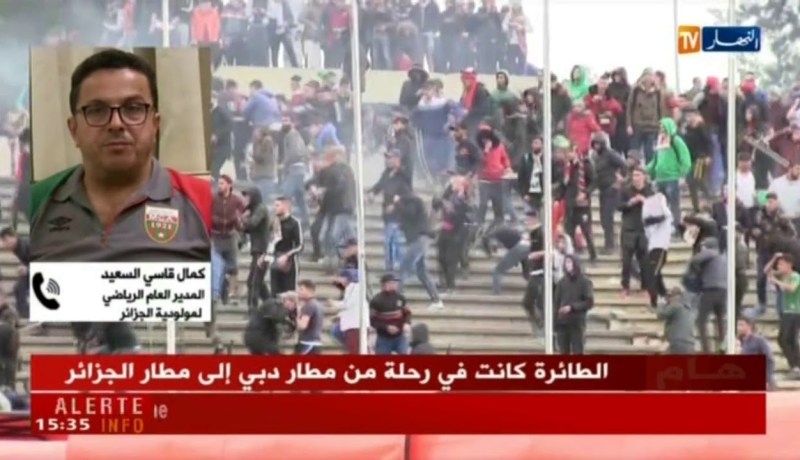 قاسي السعيد/ “أنا أطالب بفتح تحقيق حول ما حدث في ملعب حملاوي”