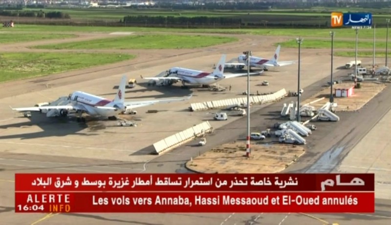 تحويل عدد من الطائرات نحو مطارات داخلية وأخرى أوروبية بسبب الأحوال الجوية