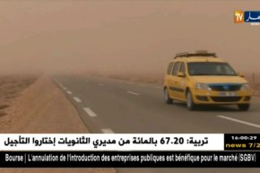 رياح قوية ستتعدّى محليا 80 كم/سا مستمرّة إلى غاية صبيحة السبت !!