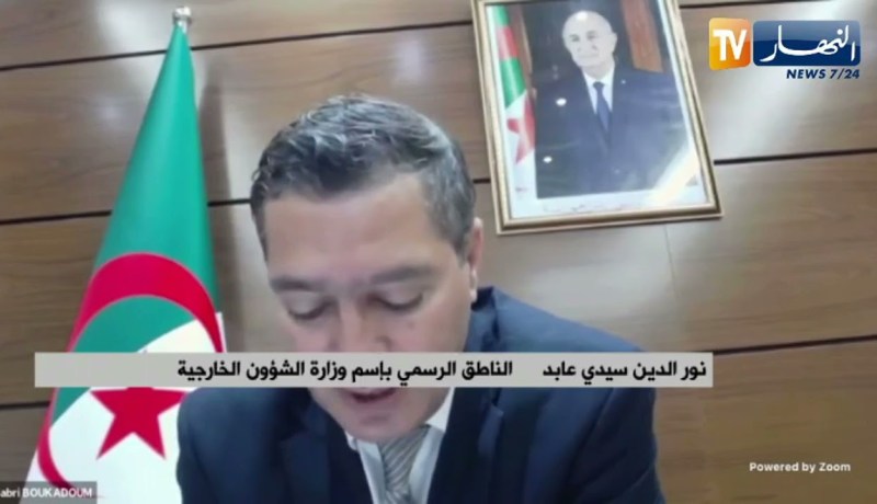 كلمة الناطق الرسمي بإسم الخارجية الجزائرية بخصوص تطورات الوضع بغـ.زة والقـ.دس