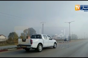 ضباب كثيف على مستوى الطريق الوطني رقم 44 شرقا بالطارف