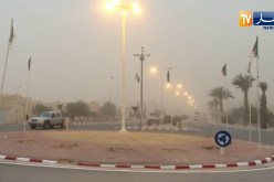 عاصفة رملية بمدينة غرداية