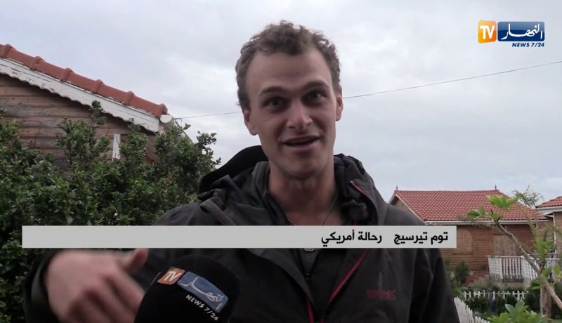 الطارف/ الرحالة الأمريكي “توم تيرسيج” يختتم جولته السياحية من شاطئ البطاح